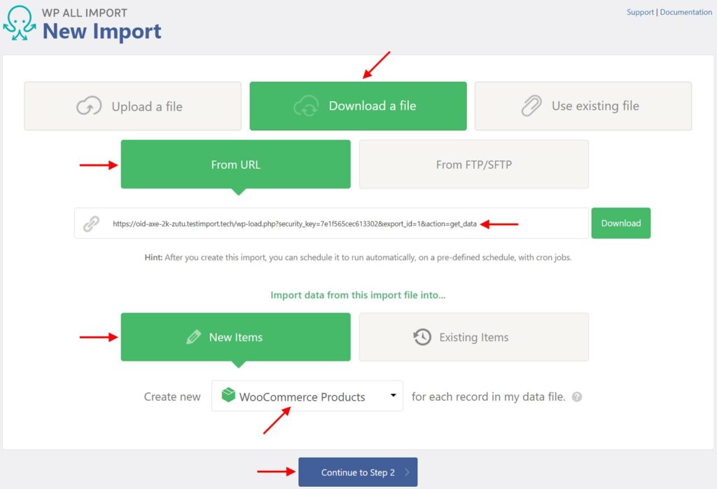 Automatically Import Products WooCommerce New Import