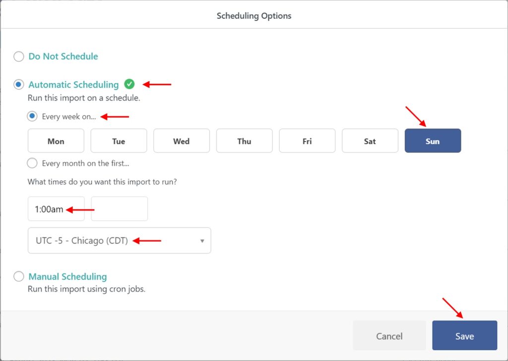 Automatically Import Products WooCommerce Scheduling