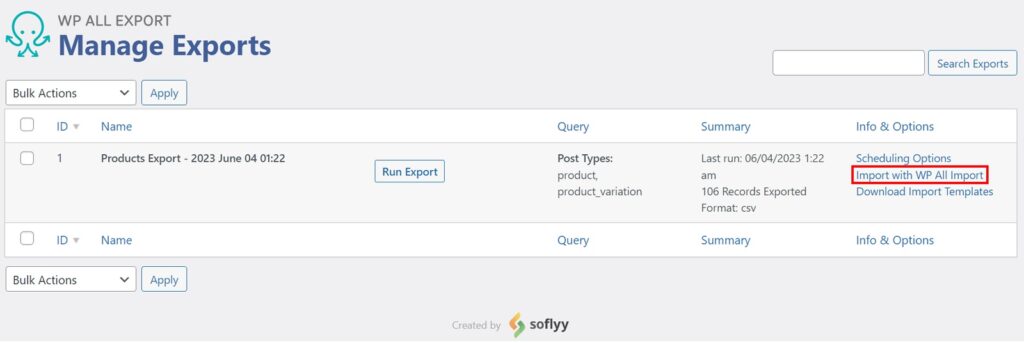 Bulk Edit Image Re-Import