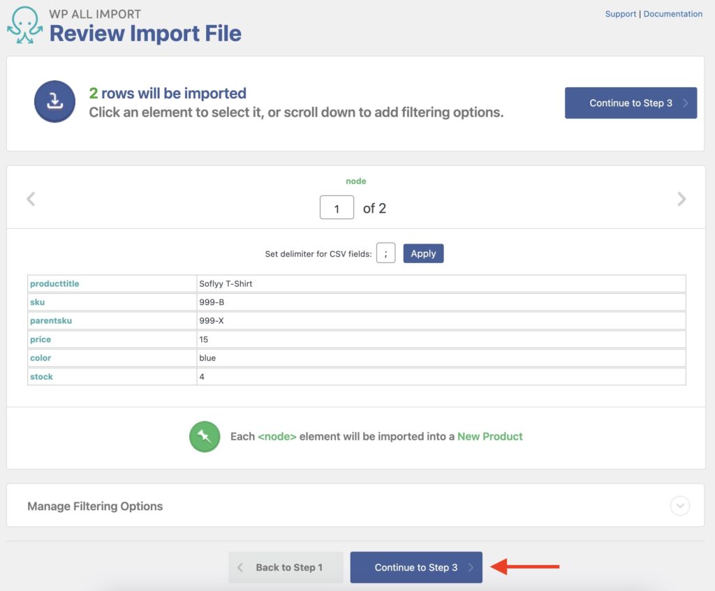 Bulk Edit Simple Products in Variable Products Review Import File