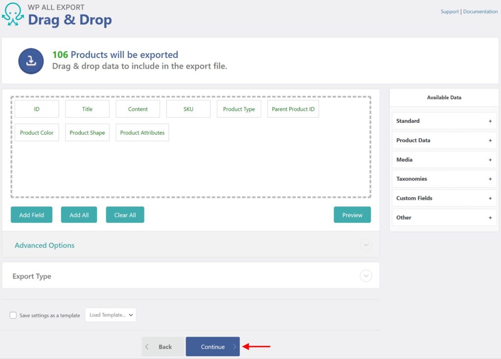 Bulk Edit Variations in WooCommerce Column Selection