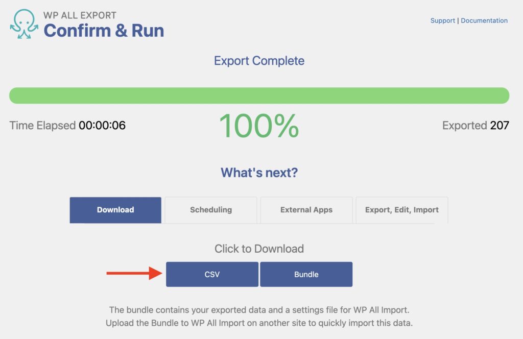 Bulk Edit WooCommerce Products Confirm and Run Export