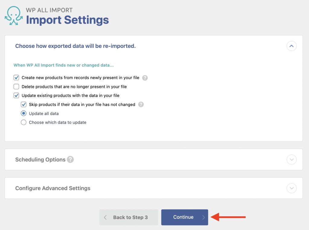 Bulk Edit WooCommerce Products Import Settings