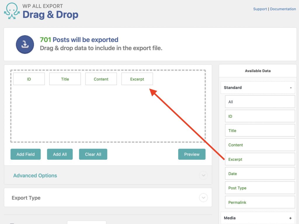Bulk Edit WordPress Data Drag and Drop