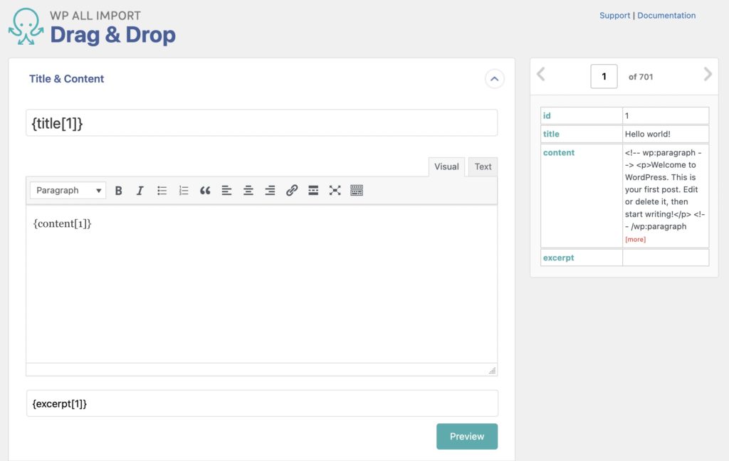 Bulk Edit WordPress Data Mapped Fields