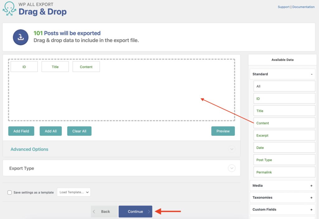Bulk Edit WordPress Posts Drag and Drop