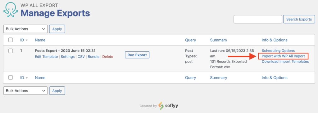 Bulk Edit WordPress Posts Manage Exports