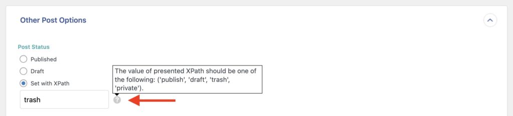 Delete Items Set Type as Trash