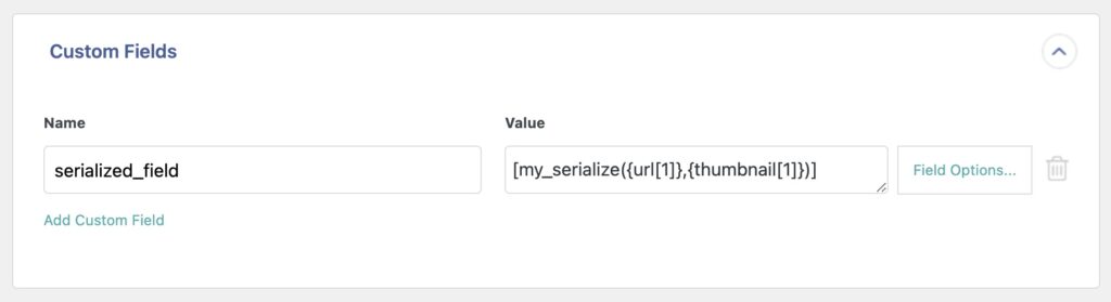 Example Serialize With Custom Code
