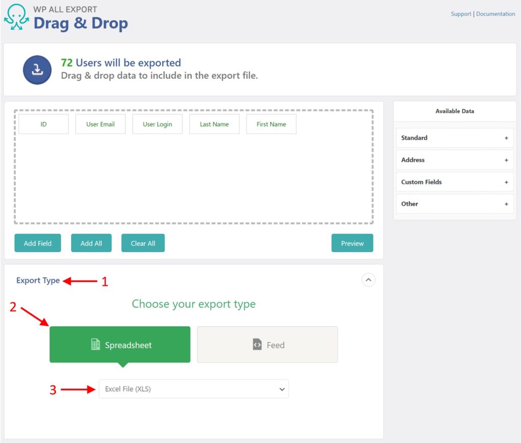 Export WordPress Users to Excel