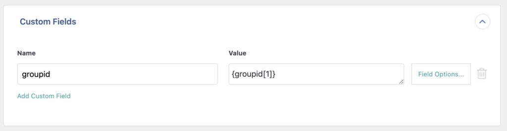 Import Grouped Products Group ID Custom Field
