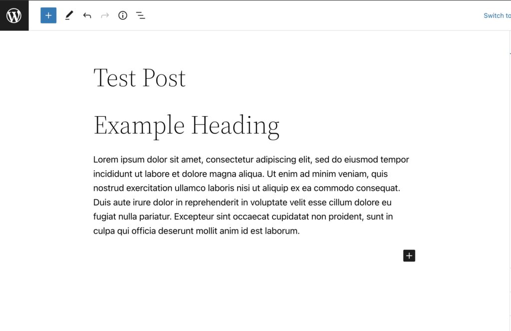 Import Gutenberg Blocks Example Blocks