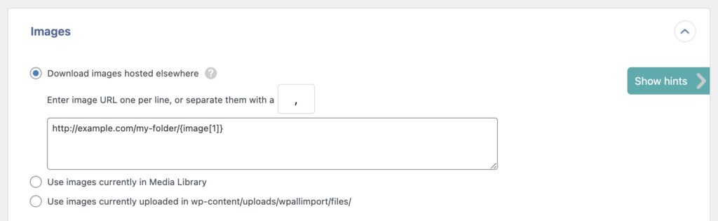 Import Images Compose URL