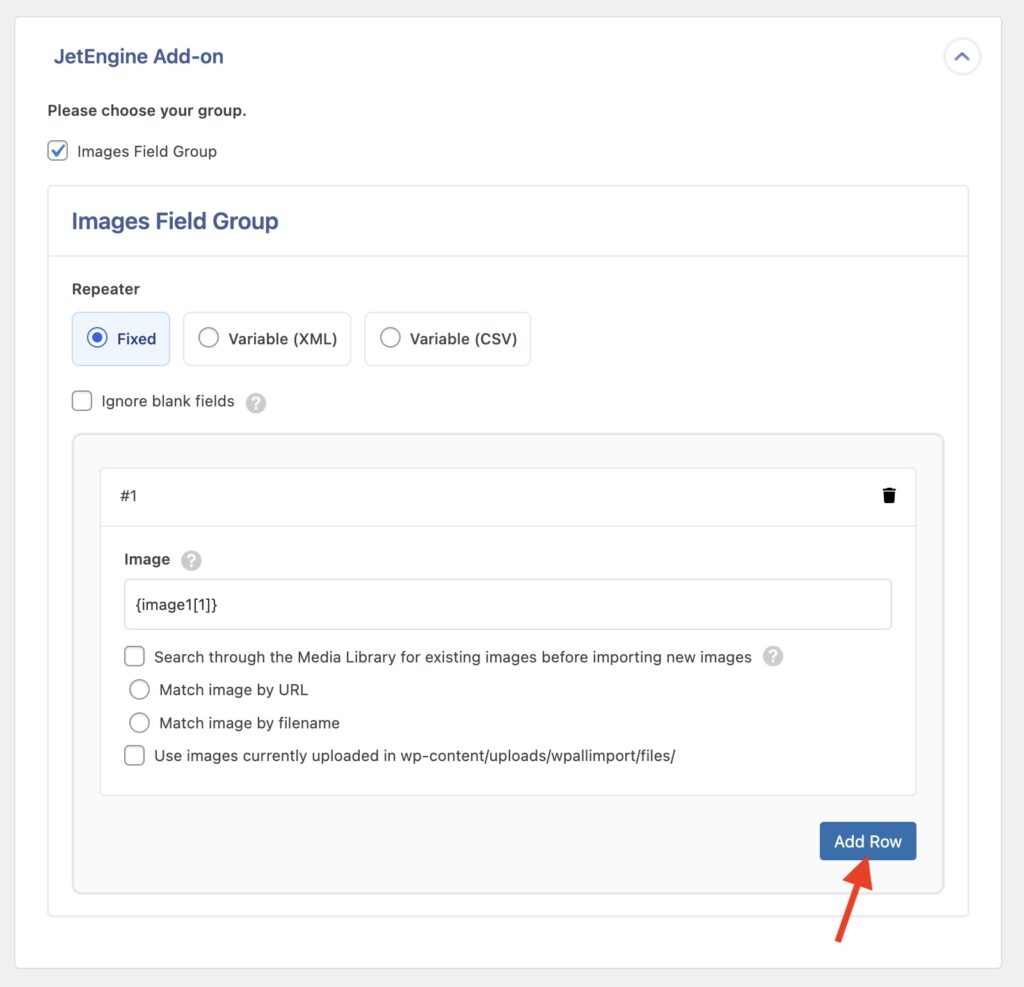 Import JetEngine Repeater Fields Example Fixed