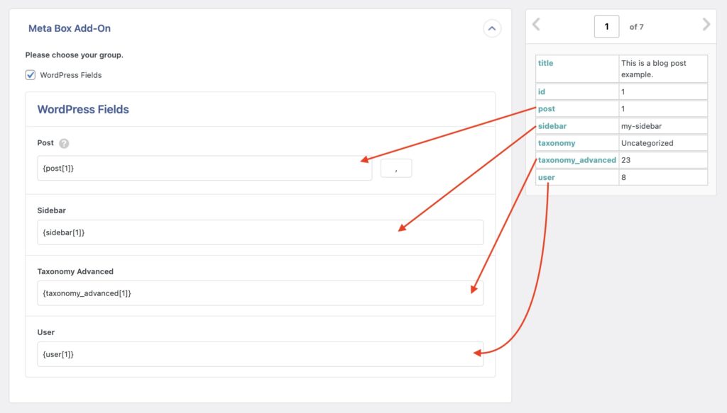 Import Meta Box WordPress Fields Example