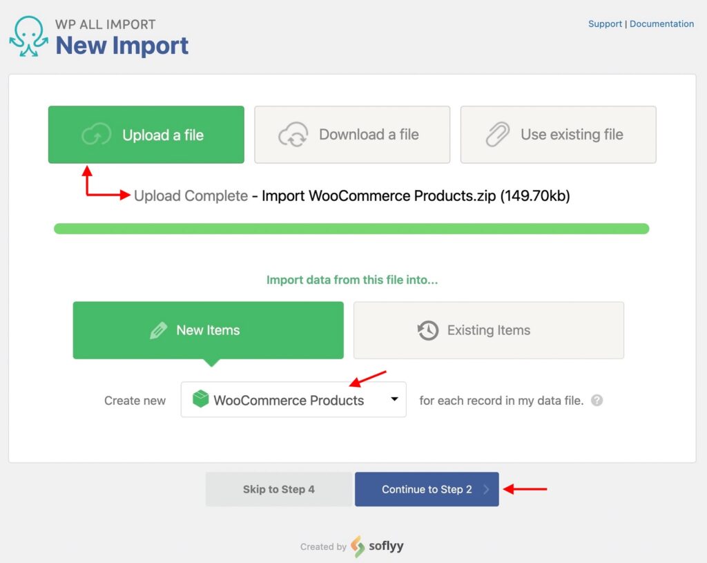 New WooCommerce Product Import