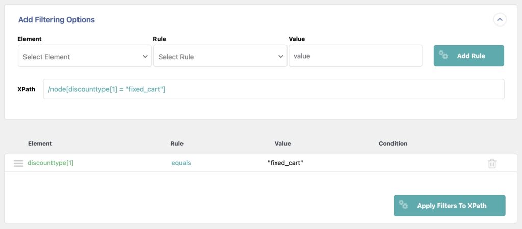 Import WooCommerce Coupons Filters