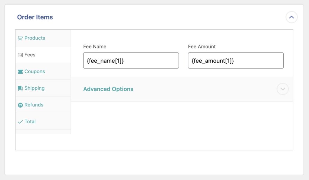 Import WooCommerce Orders Order Fees Tab