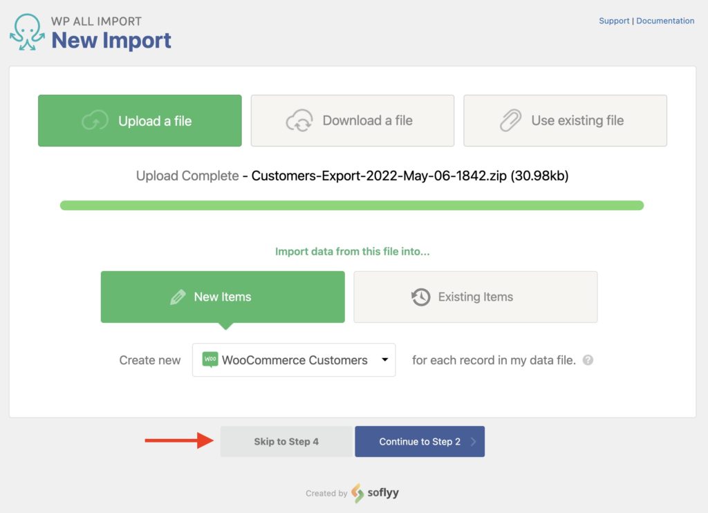 Migrate WooCommerce Customers New Import