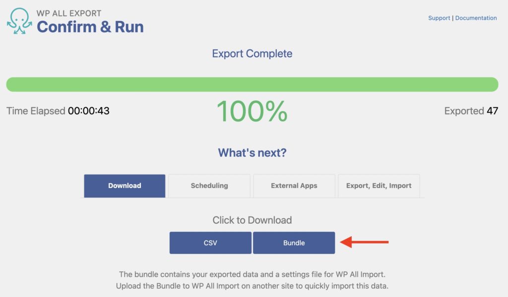 Migrate WooCommerce Orders Export Complete