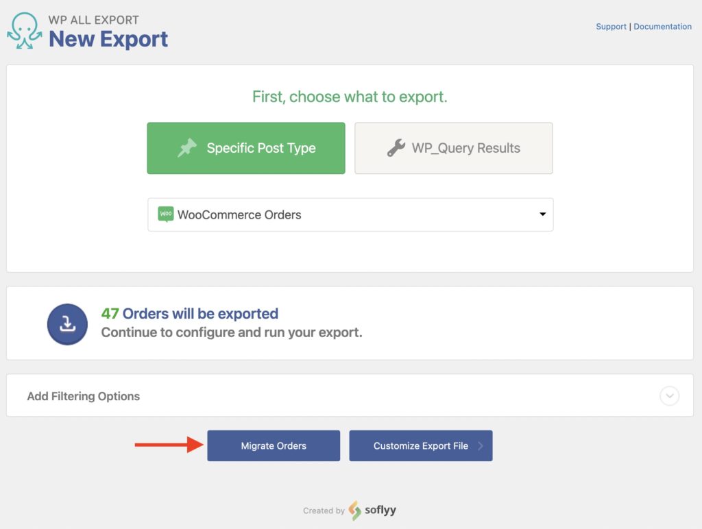 Migrate WooCommerce Orders New Export Bundle