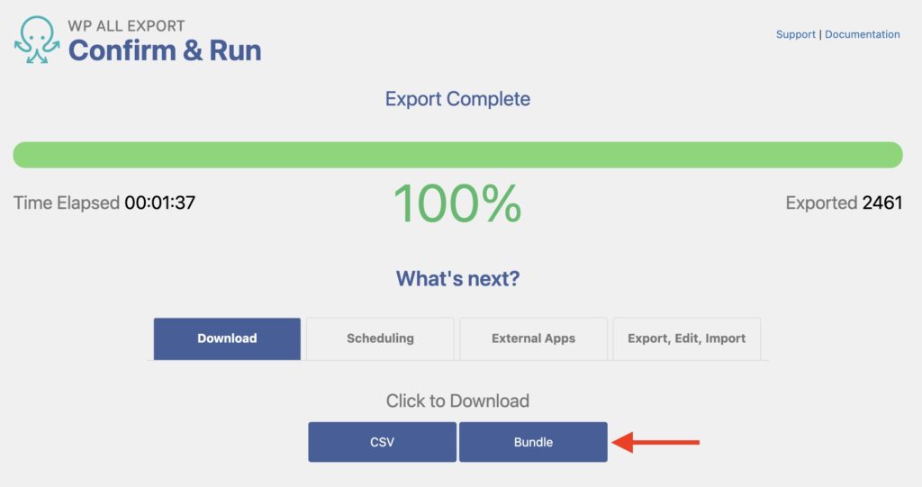 Migrate WooCommerce Products Download Bundle