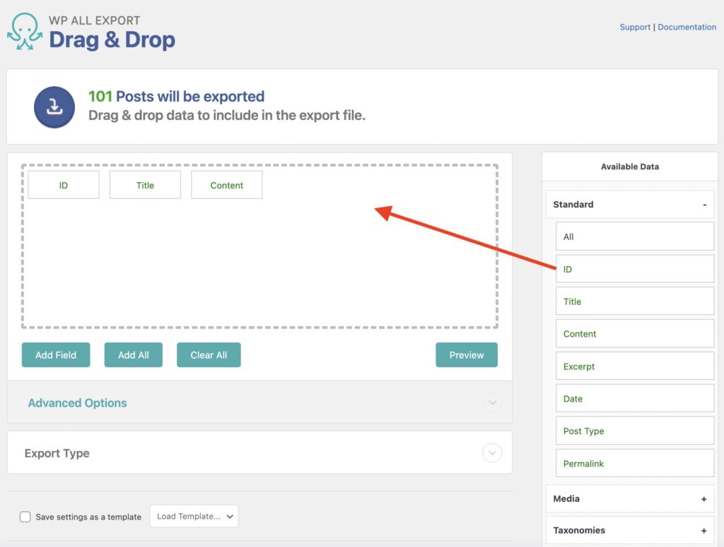 Migrate WooCommerce WordPress Data Choose What to Export