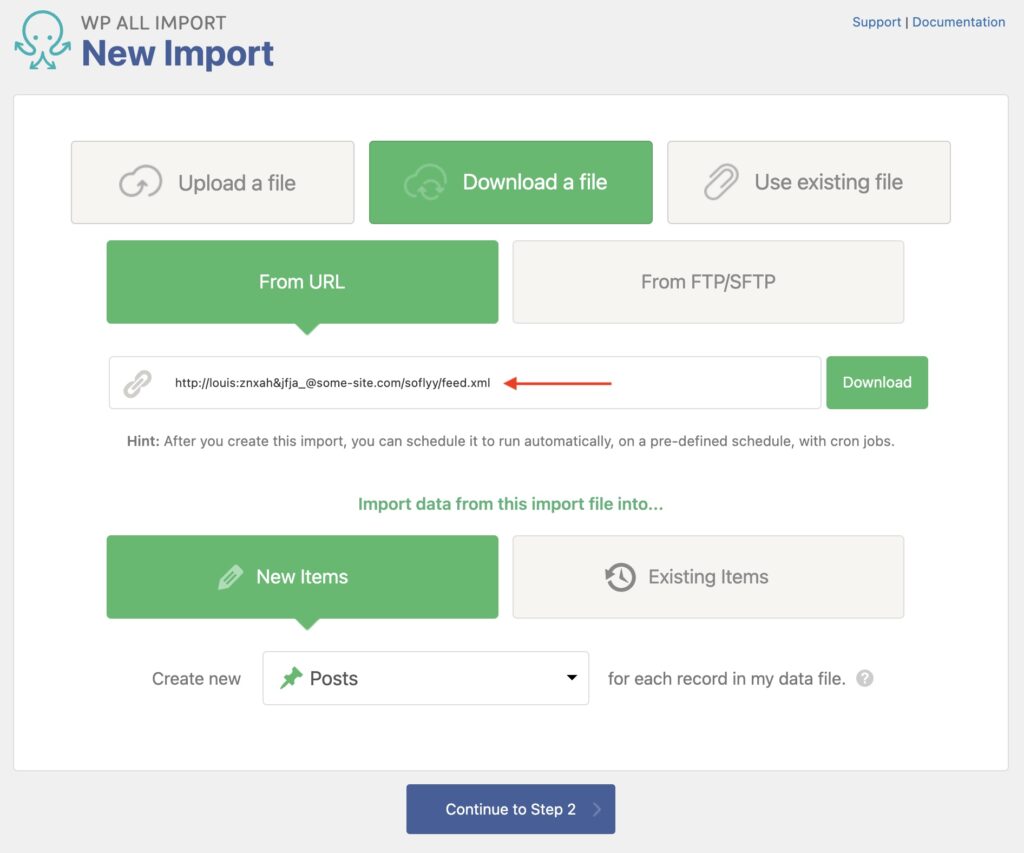 Password Protected File Example