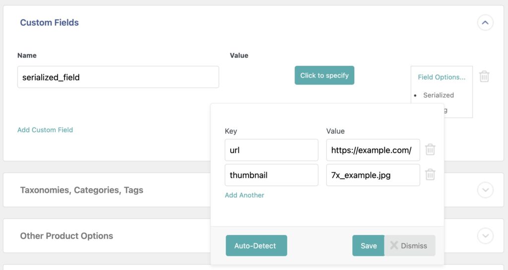 Specify Serialized Field