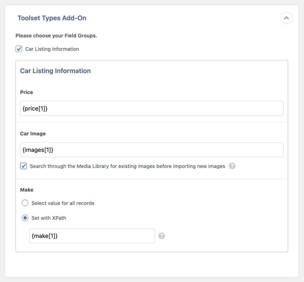 Toolset Types Add-On Example