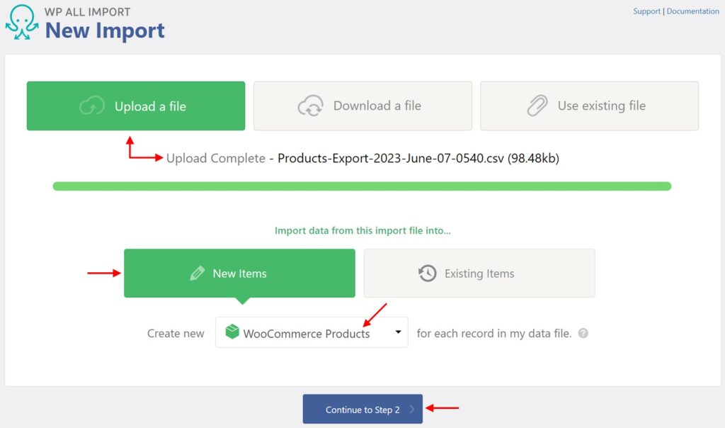 WooCommerce Bulk Upload Variable Products New Import