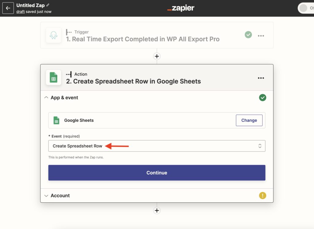 Zapier WooCommerce Action Event