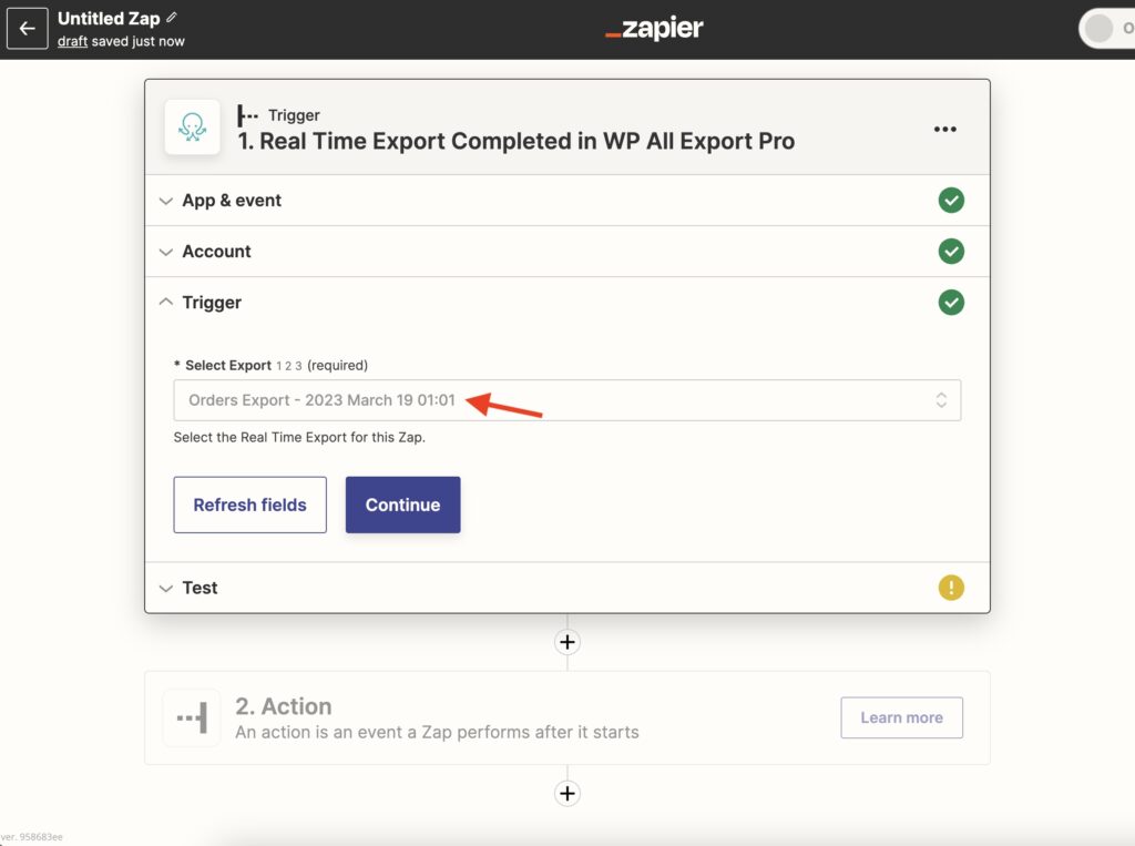 Zapier WooCommerce Order Export