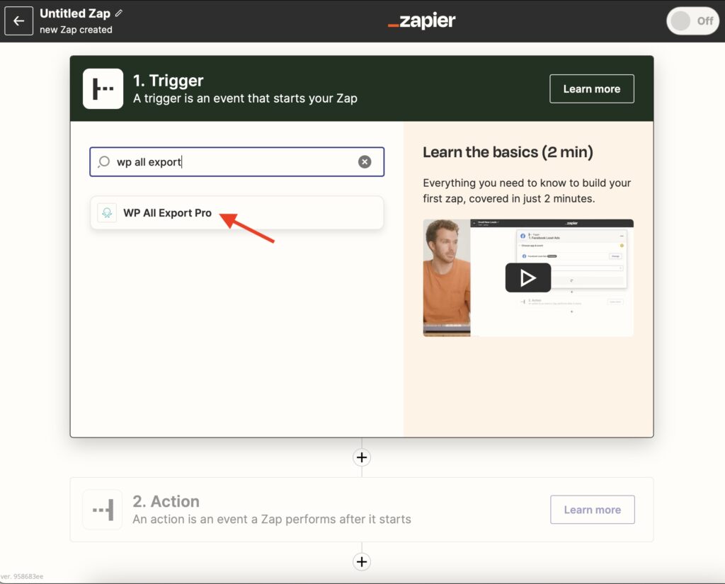 Zapier WooCommerce Select App