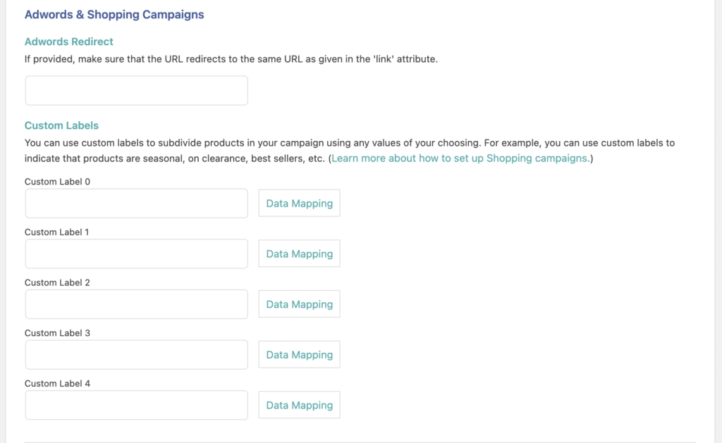 WooCommerce to Google Merchant Center Adwords and Shopping Campaigns
