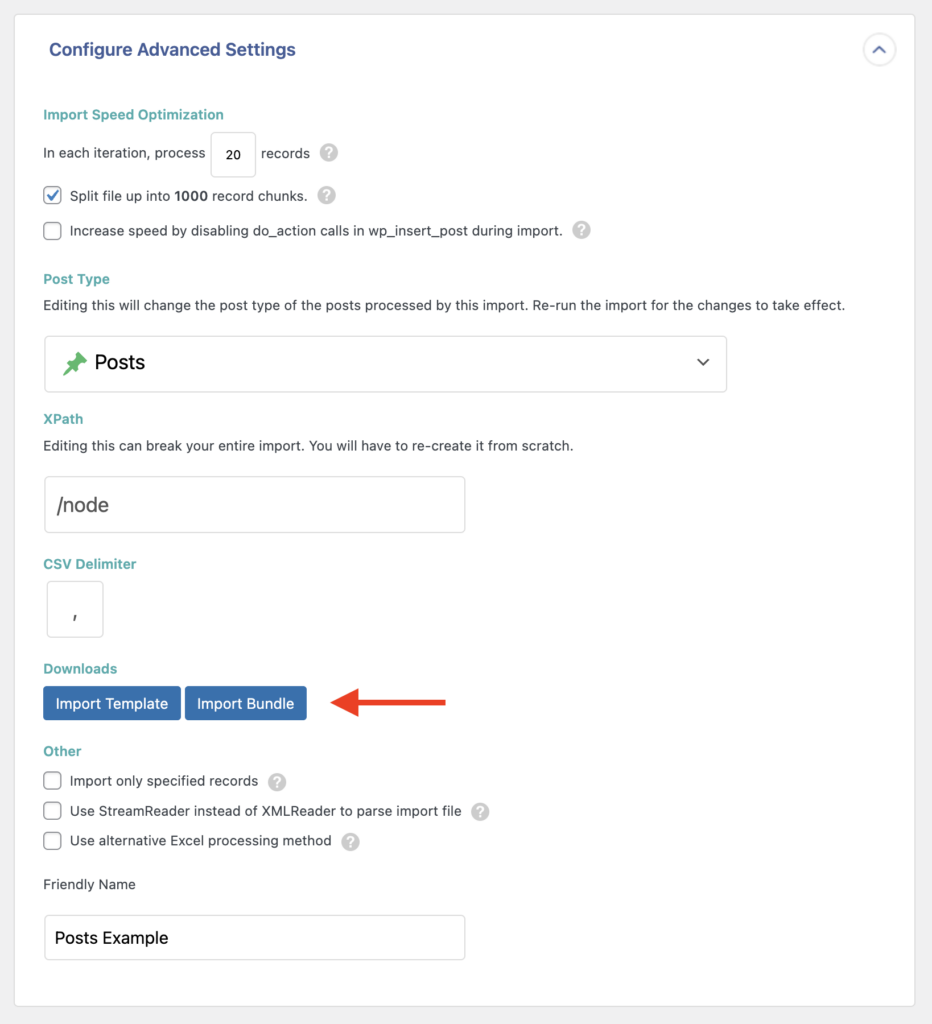 Duplicate Import Download Import Bundle WordPress Import
