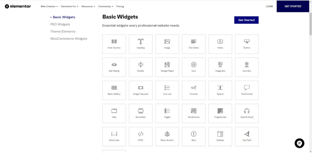 Elementor Basic Widgets