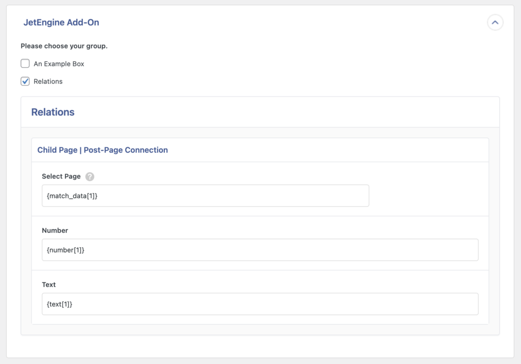 Import Relations in Parent Object