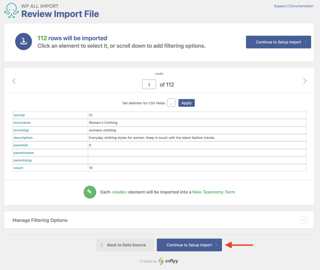 Import WordPress Categories Review The Import File