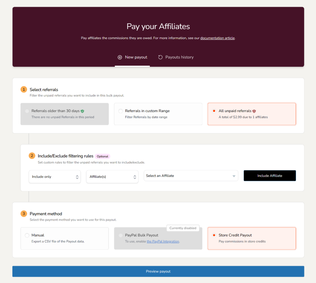 pay your affiliates solid affiliates