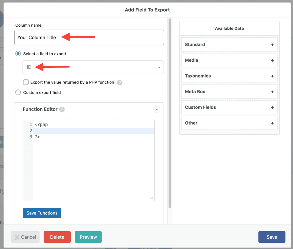 Set Name and Use ID JetEngine Relations