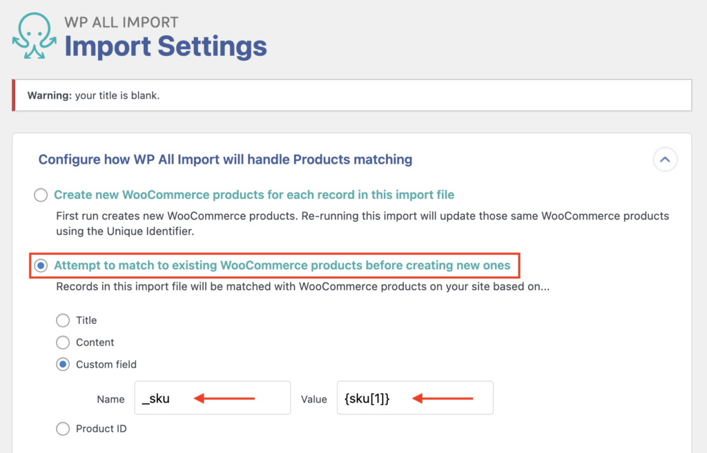 Syncing Stock Levels Match using SKU