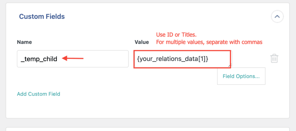 Temp Field Import JetEngine Relations