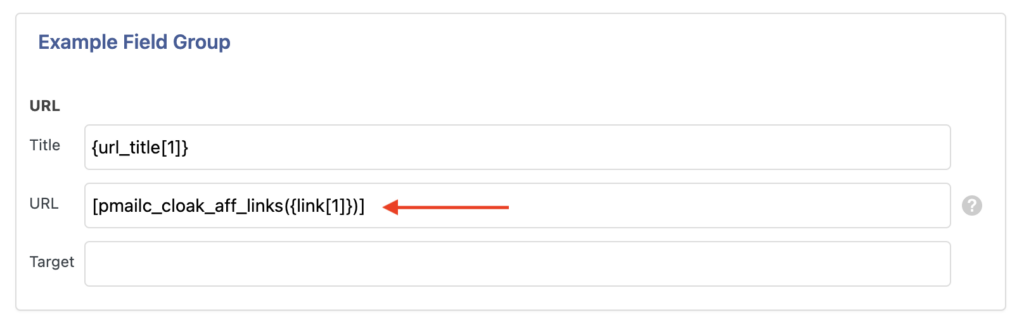 Use Helper Function Link Cloaking Add-On